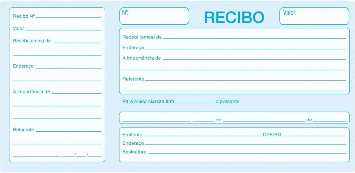Modelos De Recibo De Pagamento Para Imprimir Blog Brasil 3313