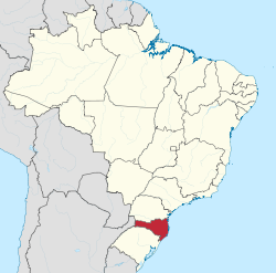 mapa santa catarina