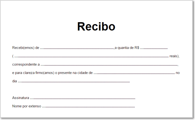 Modelos De Recibo De Pagamento Para Imprimirpng Blog Brasil 6838
